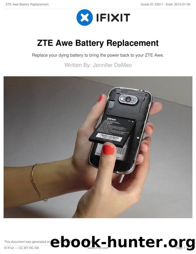 ZTE Awe Battery Replacement by Unknown
