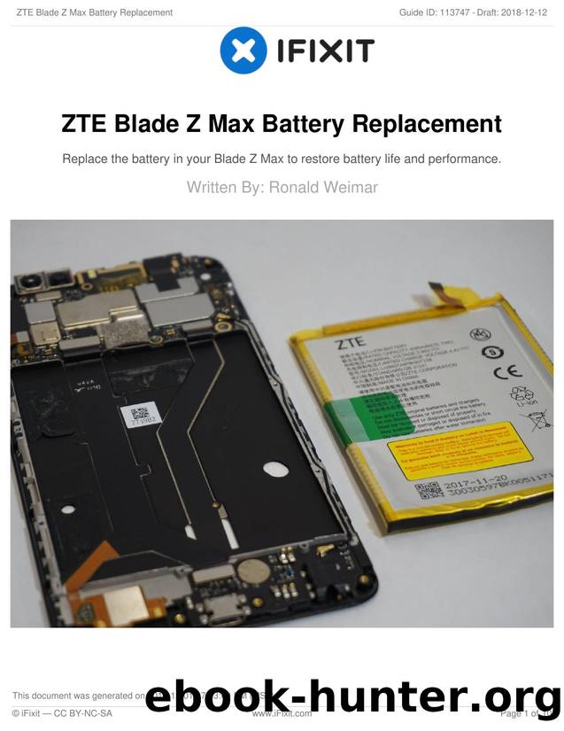 ZTE Blade Z Max Battery Replacement by Unknown