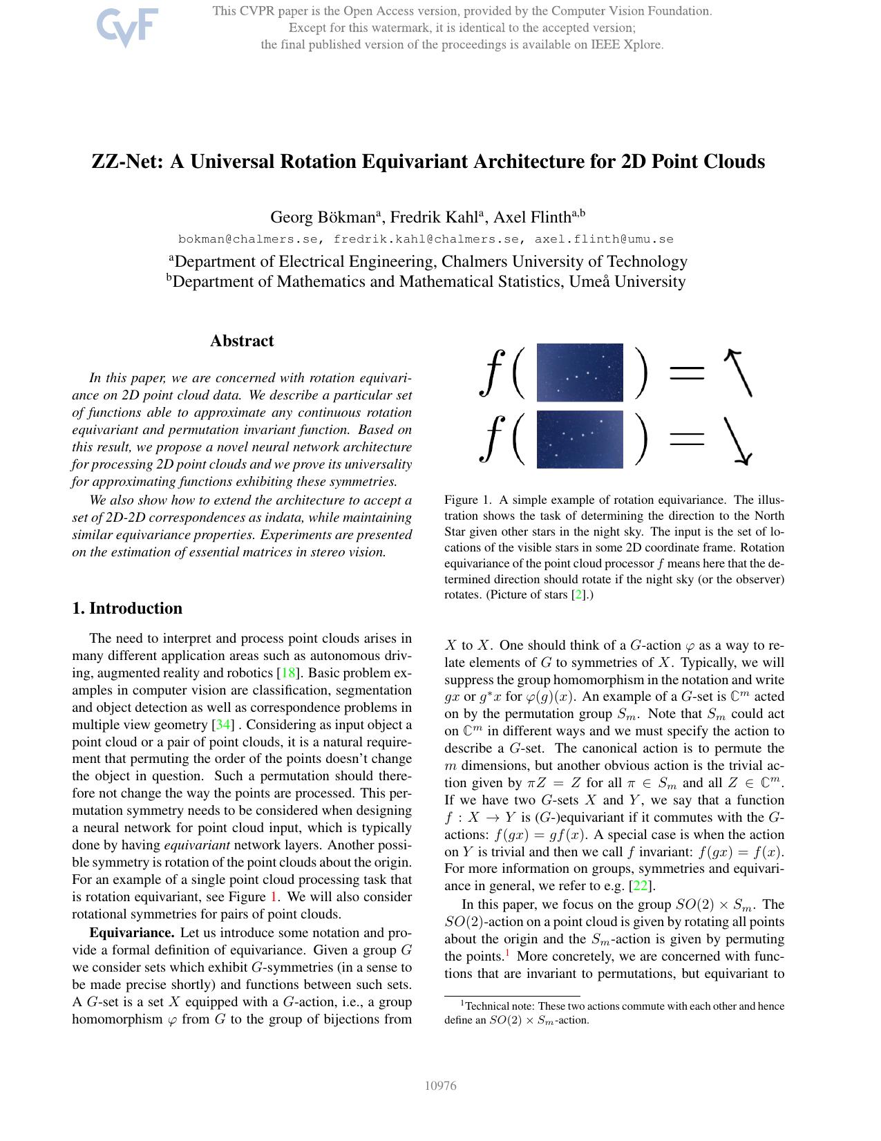 ZZ-Net: A Universal Rotation Equivariant Architecture for 2D Point Clouds by Georg Bokman & Fredrik Kahl & Axel Flinth