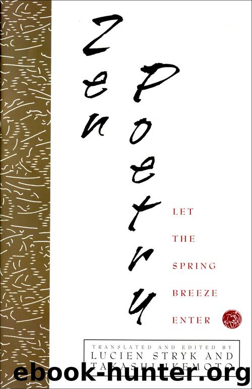 Zen Poetry by Lucien Stryk & Takashi Ikemoto