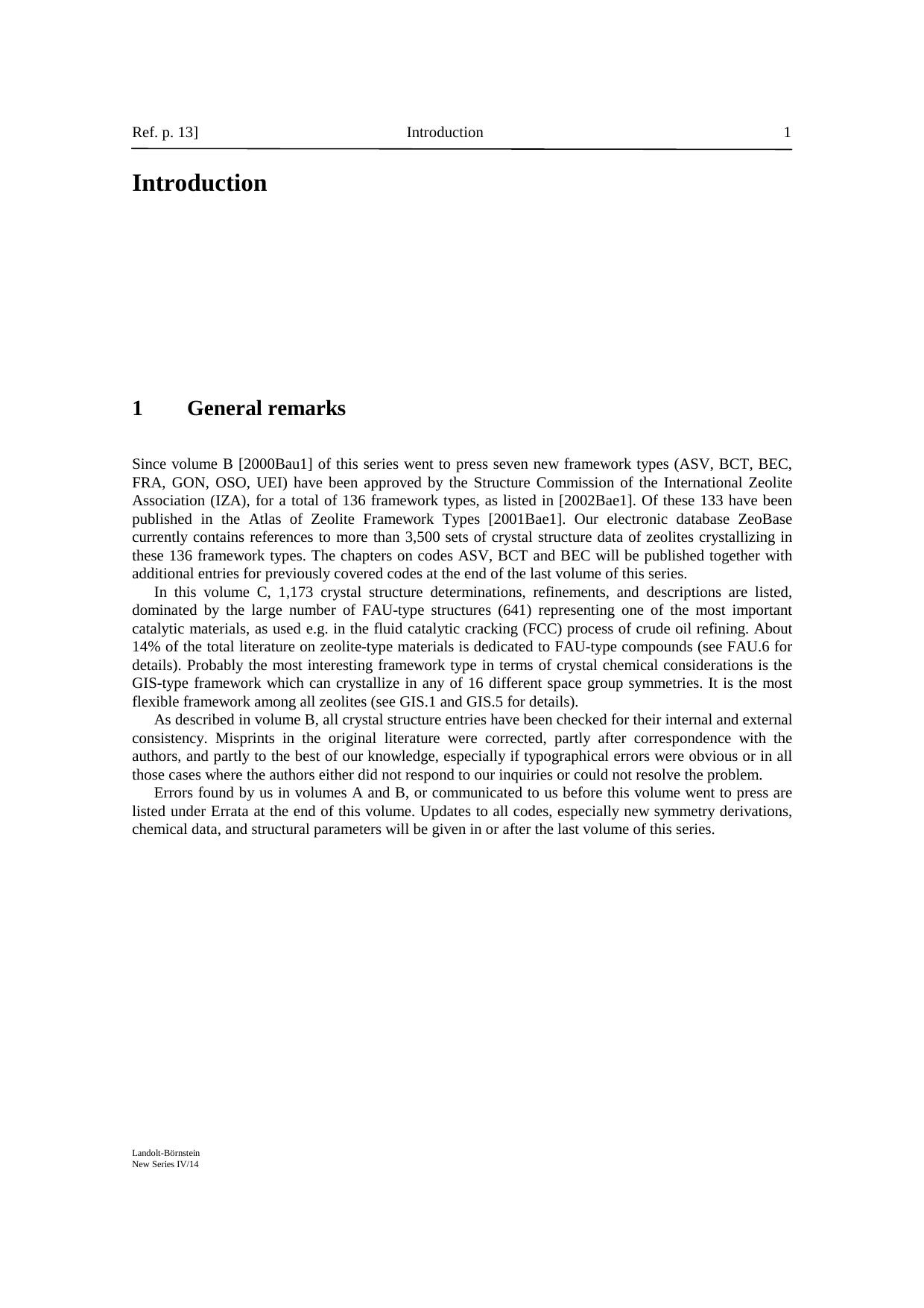 Zeolite-Type Crystal Structures and their Chemistry. Framework Type Codes DAC to LOV by Unknow