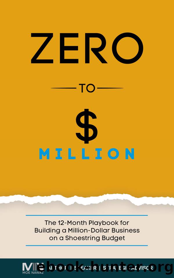 Zero to Million: The 12-Month Playbook for Building a Million-Dollar Business on a Shoestring Budget by Nawaz Moe