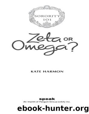 Zeta or Omega? by Kate Harmon