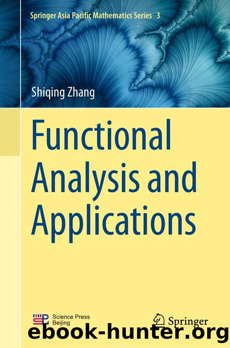 Zhang S. Functional Analysis and Applications 2026 by Unknown