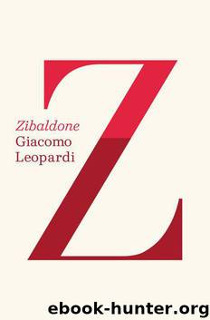 Zibaldone by Leopardi Giacomo