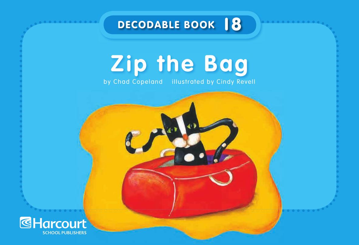 Zip the Bag by Chad Copeland illustrated by Cindy Revell