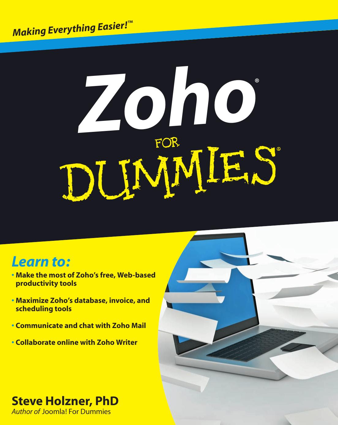 Zoho for Dummies (ISBN by 0470484543)