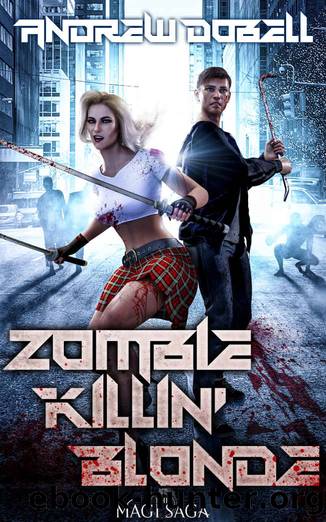 Zombie Killin' Blonde by Andrew Dobell