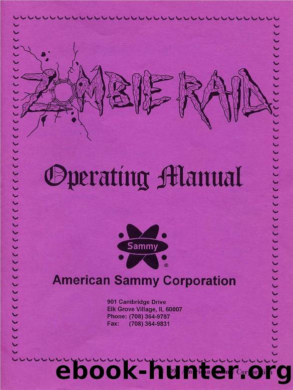 Zombie Raid ded cabinet Manual by jmarch