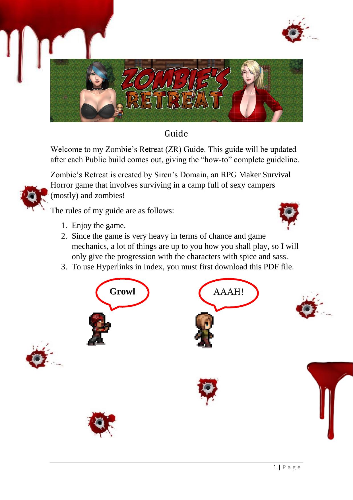 Zombie's Retreat Guide (v0.8.3) by Aden