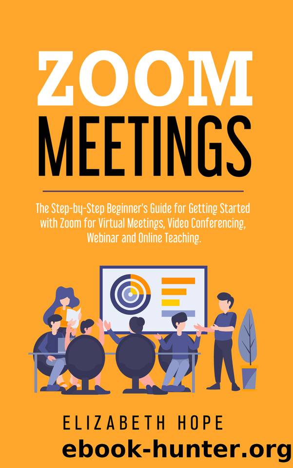 Zoom Meetings: The Step-by-Step Beginner's Guide for Getting Started with Zoom for Virtual Meetings, Video Conference, Webinar and Online Teaching. by Elizabeth Hope