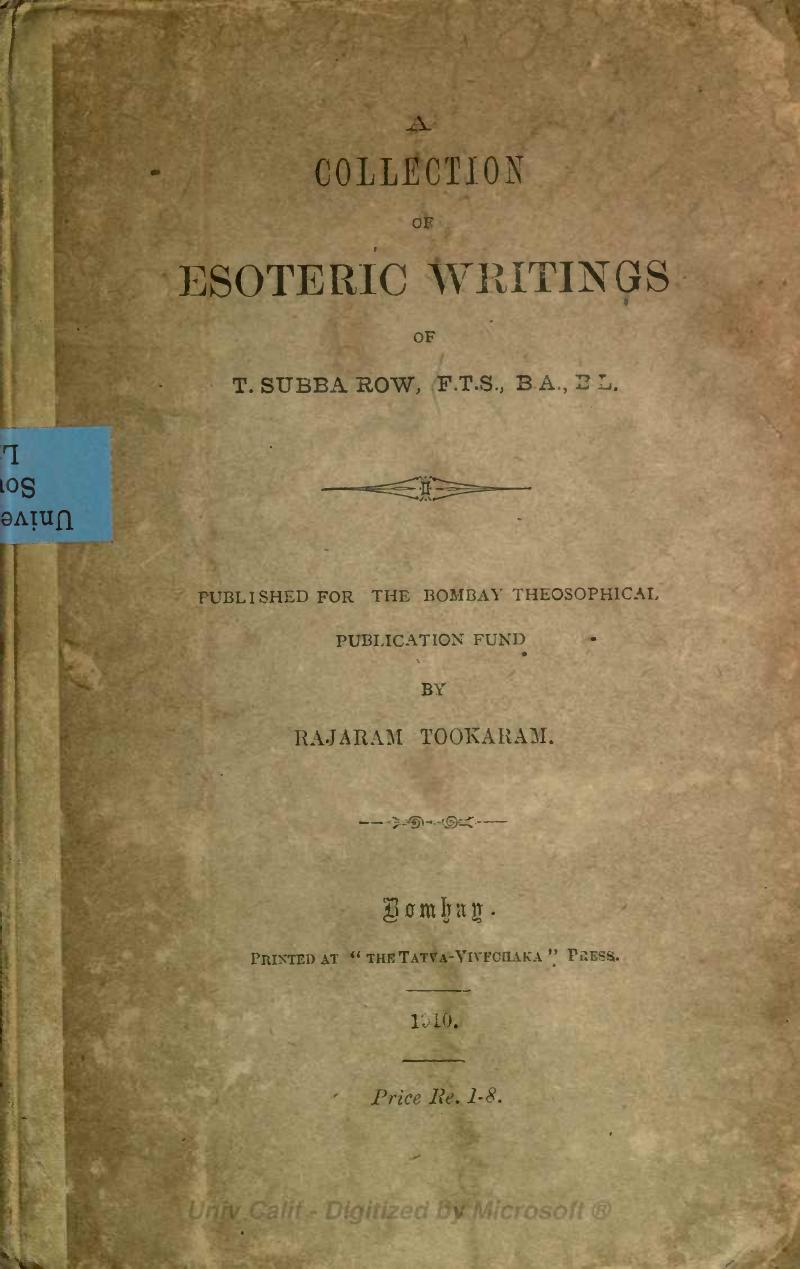 a collection of esoteric writings by Unknown