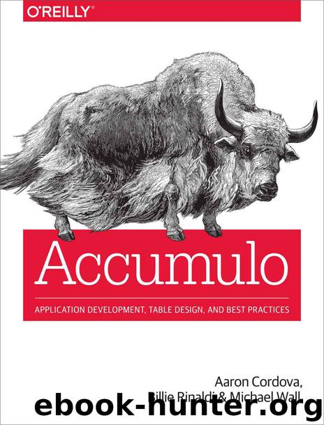 accumulo by Cordova Aaron & Rinaldi Billie & Wall Michael