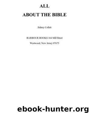 all about the bible by Unknown Author