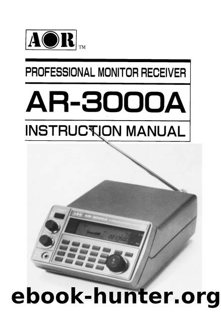 ar3000a operating manual by Hillier
