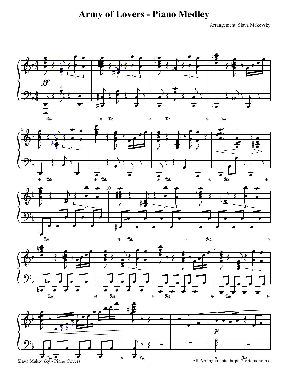 army of lovers medley by smako