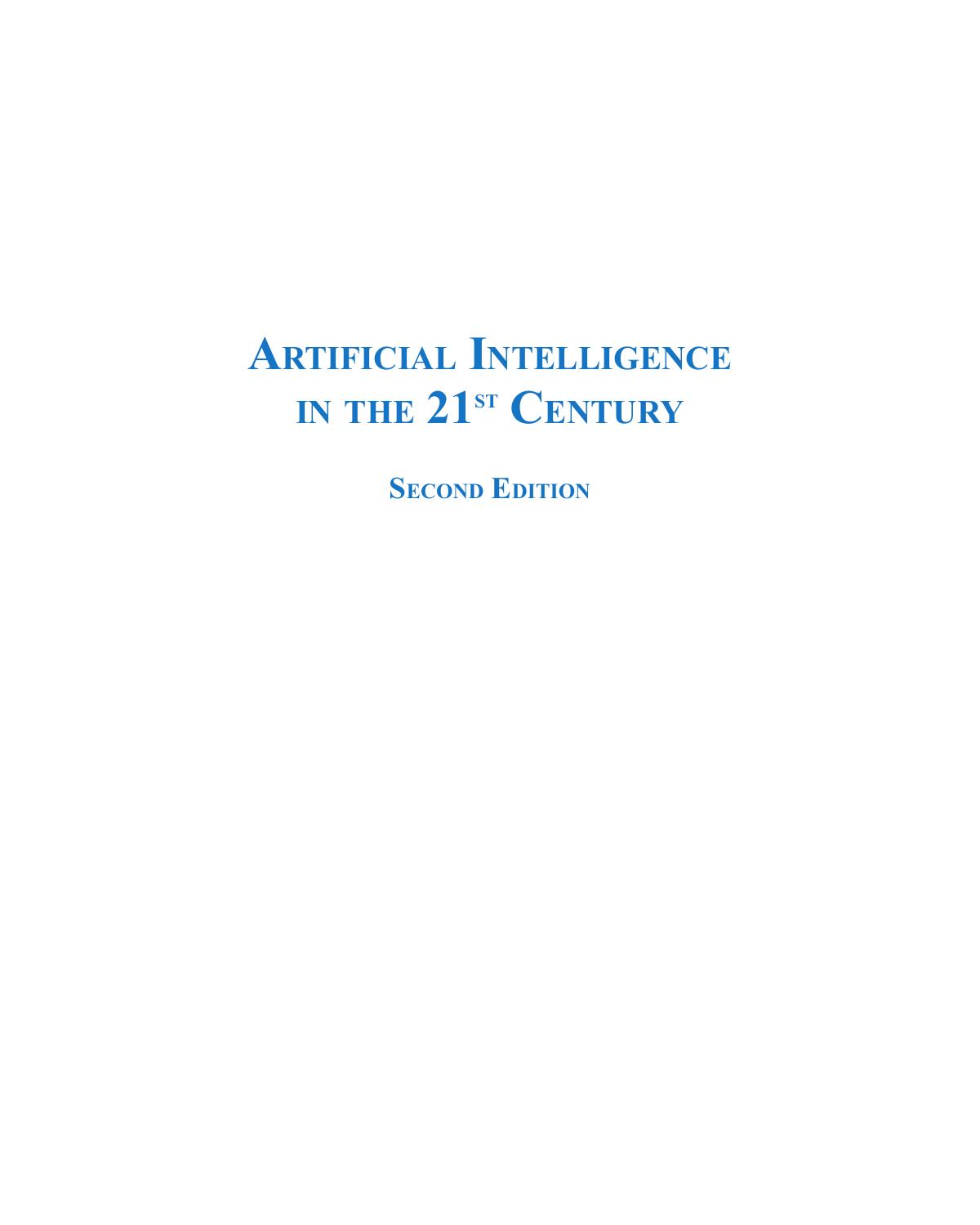 artificial intelligence in the 21st century by Unknown