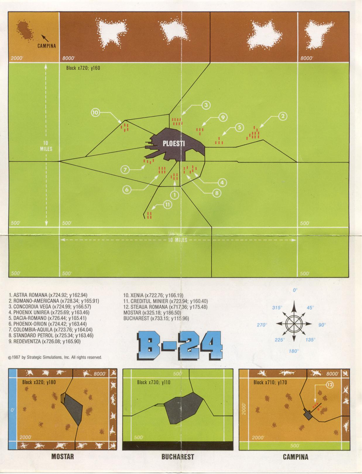 b-24 usa maps by Unknown