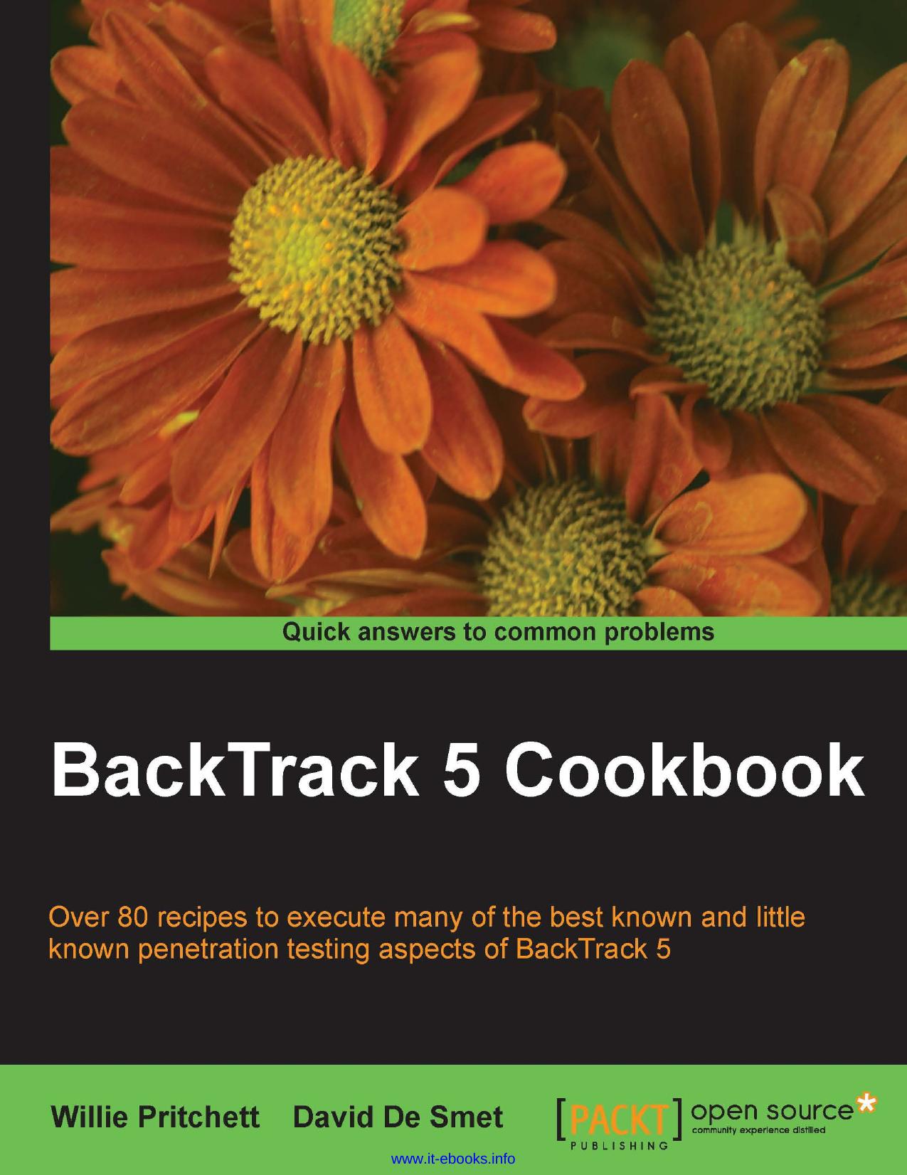 backtrack 5 cookbook by Unknown