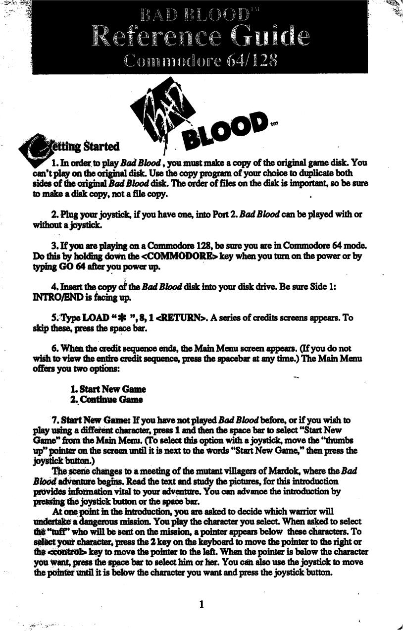 bad blood usa reference by Unknown