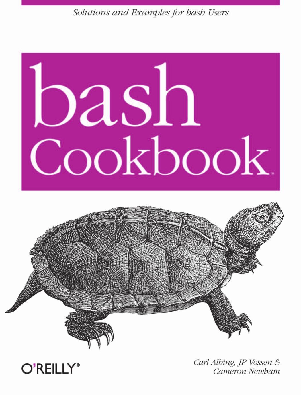 bash cookbook by Unknown