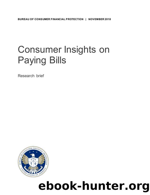 bcfp consumer-insights-paying-bills report by Bureau of Consumer Financial Protection