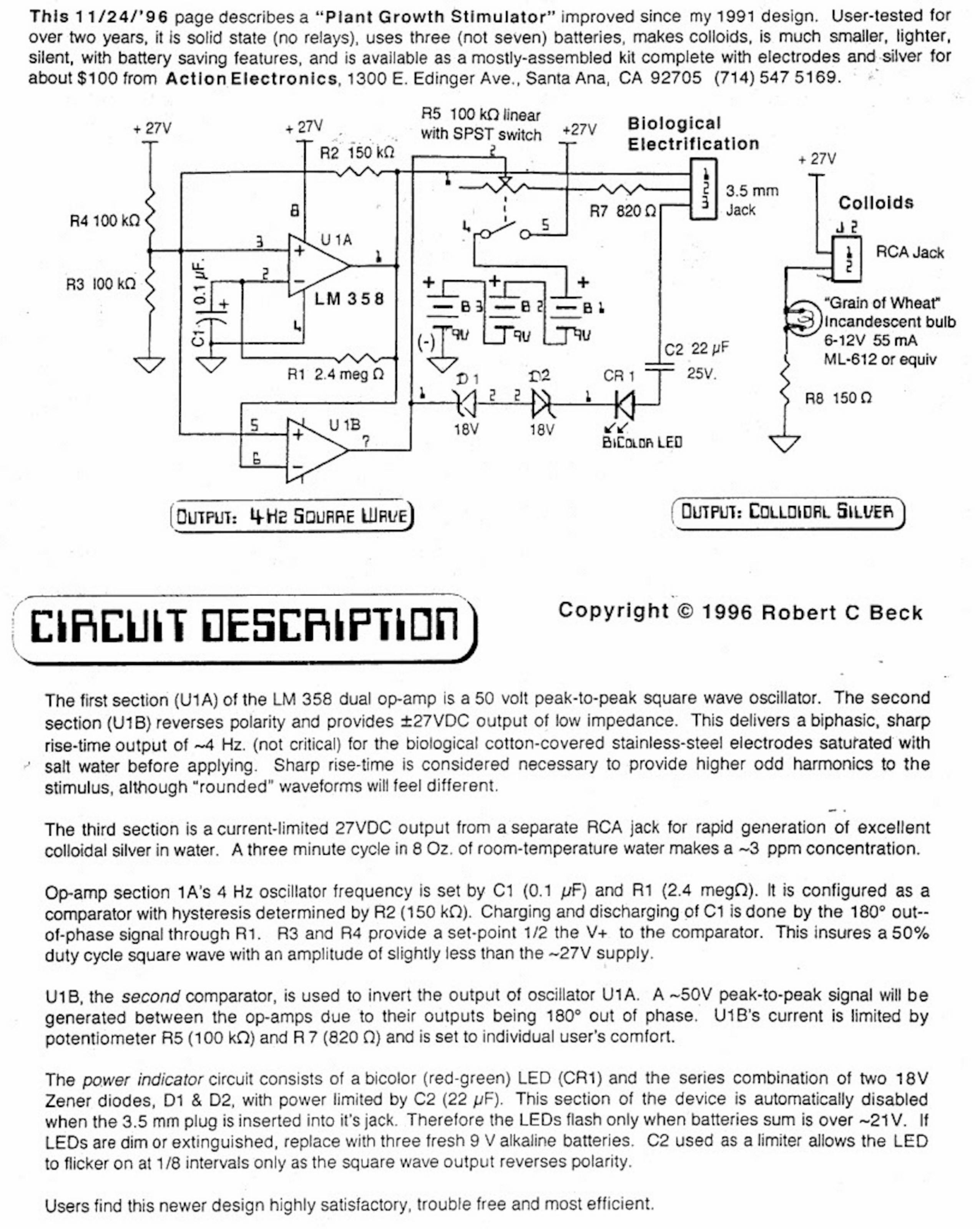 bob beck circuit by Unknown