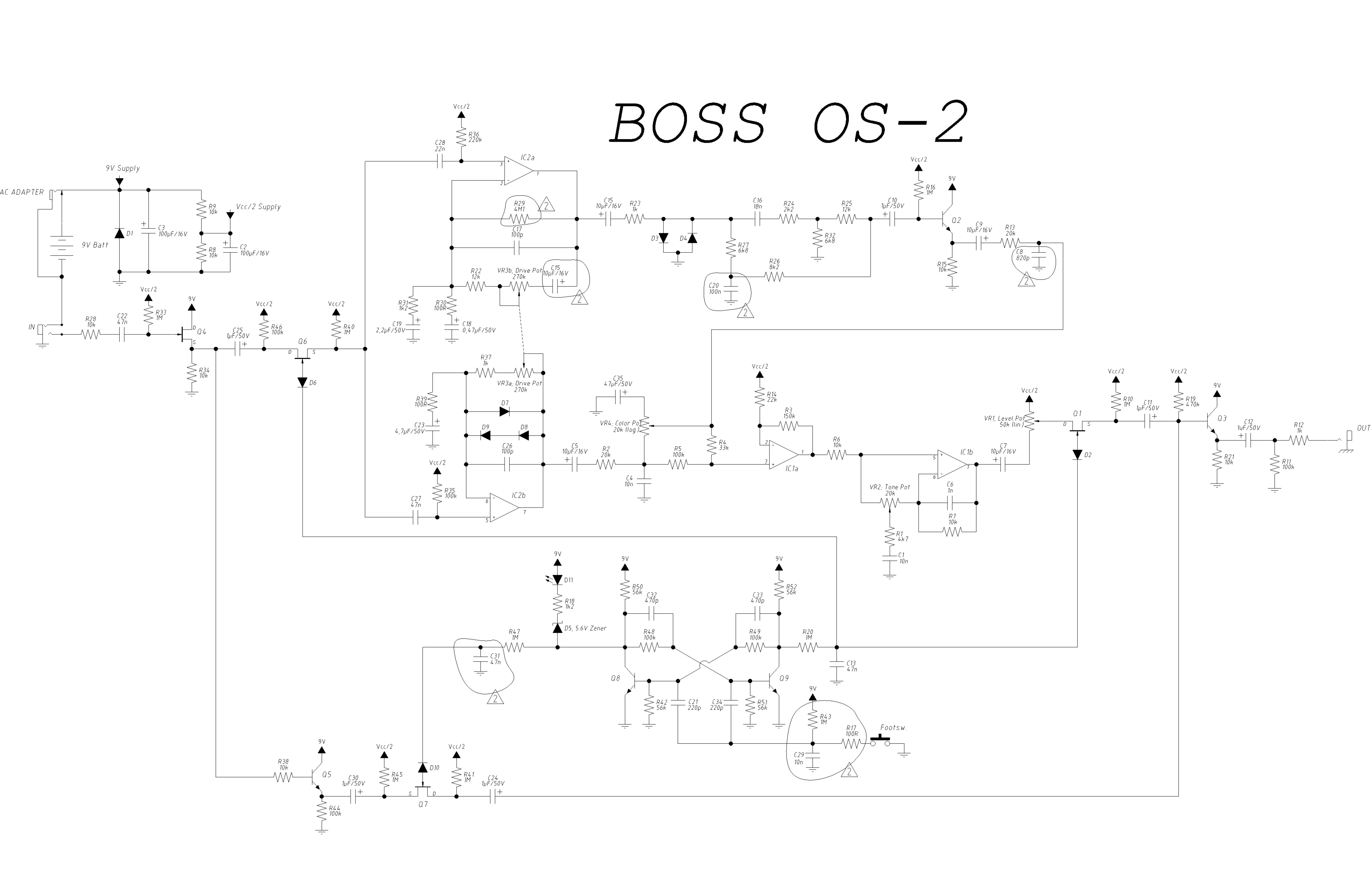 boss os2 overdrive dist by Unknown