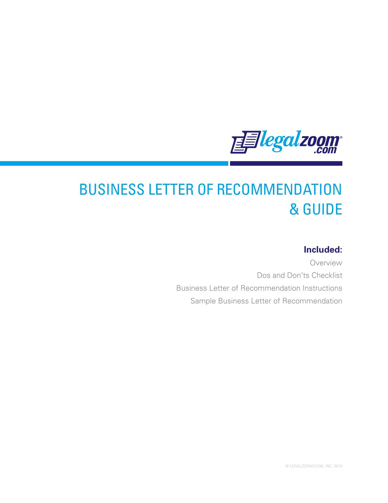business-letter-of-recommendation by unknow
