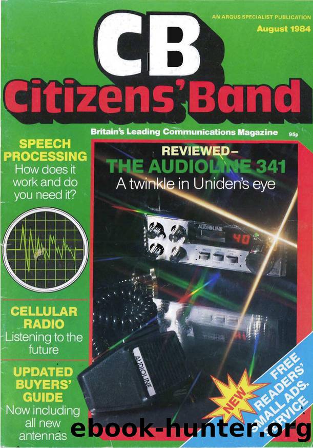 cb citizens band 08-1984 by Unknown