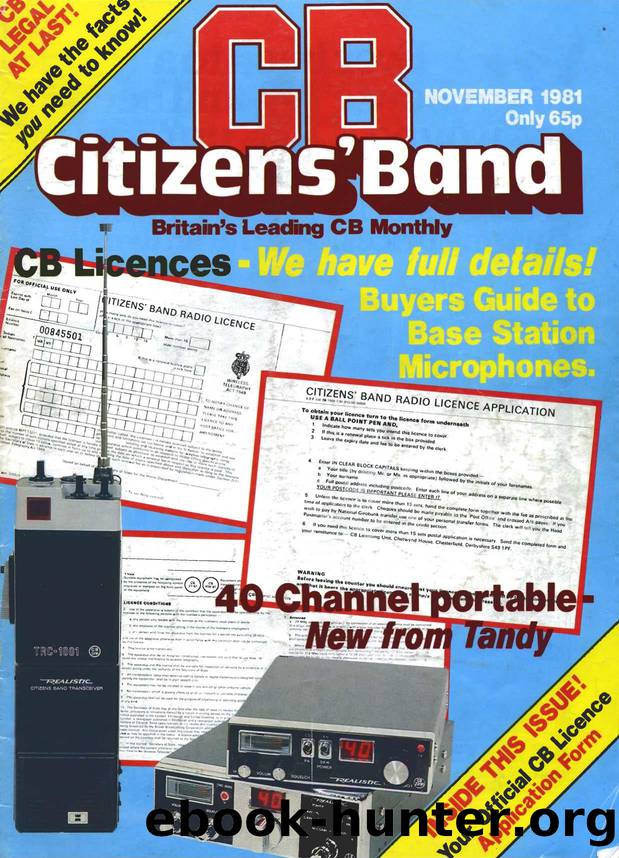 cb citizens band 11-1981 by Unknown