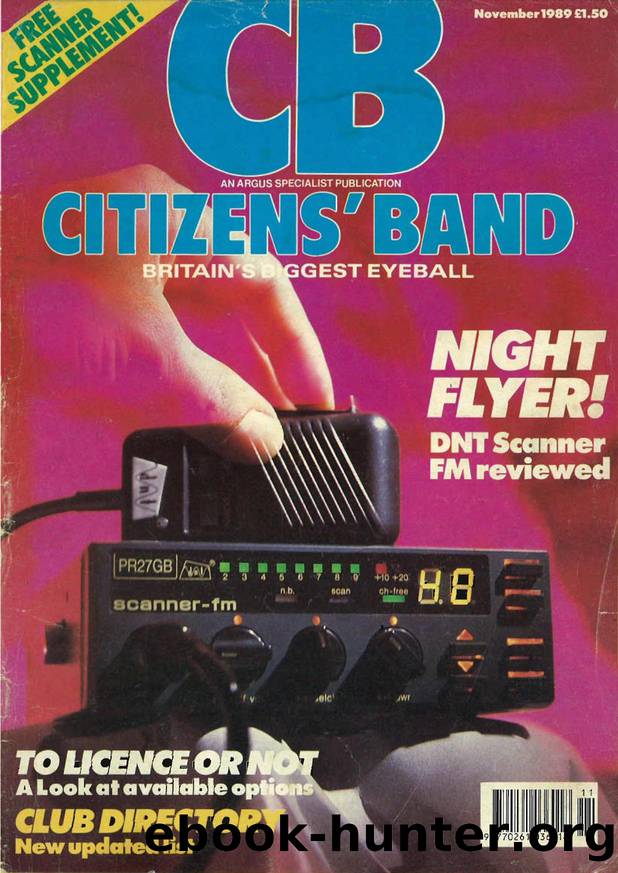 cb citizens band 11-1989 by Unknown