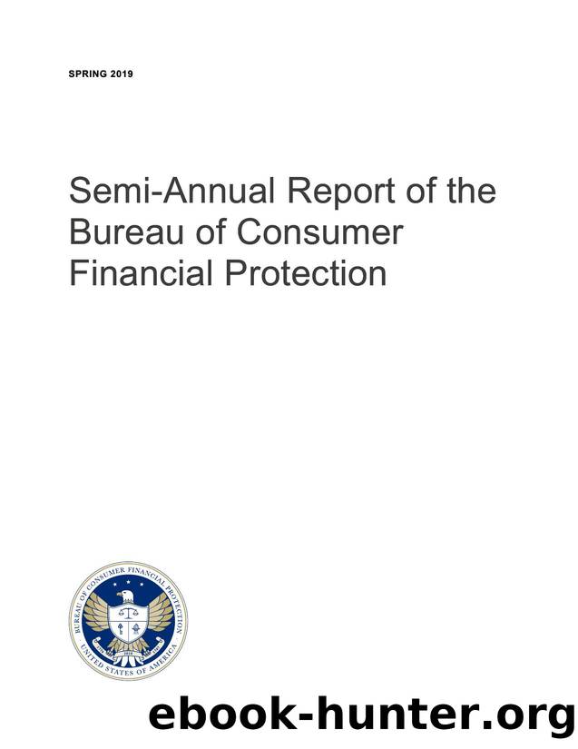 cfpb semi-annual-report-to-congress spring-2019 by Bureau of Consumer Financial Protection