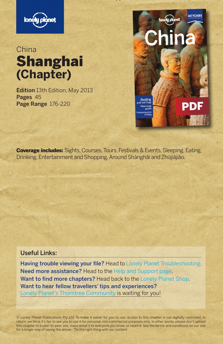 china-13-shanghai (chapter) by Lonely Planet