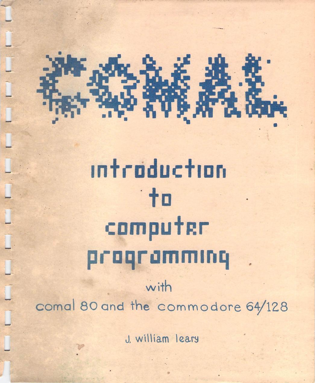 comal introduction to computer programming with comal 80 by Unknown