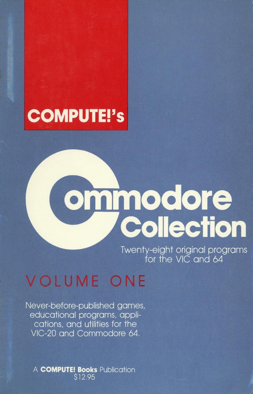 compute's commodore collection volume one by Unknown