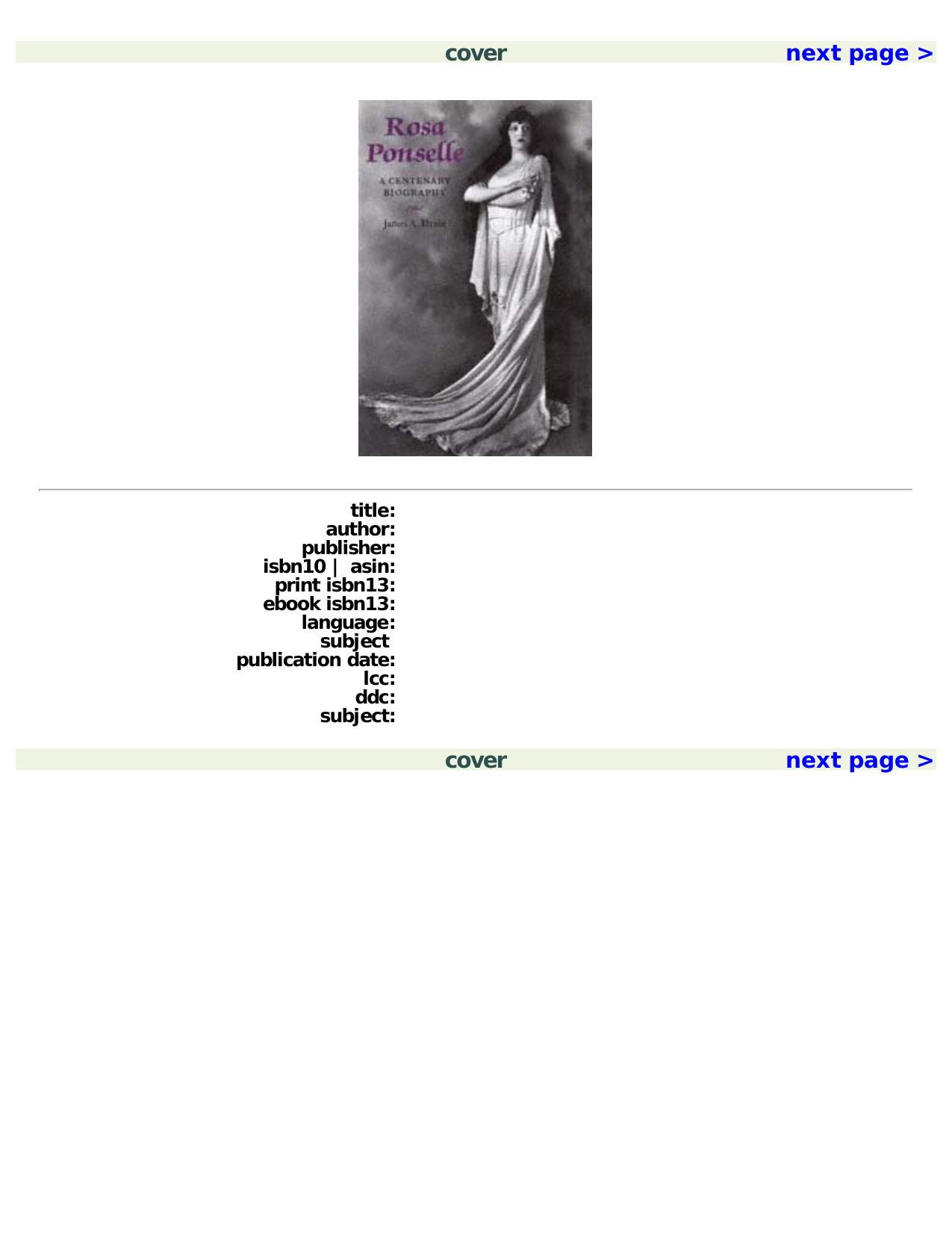 cover by A Centenary Biography (Opera Biography)