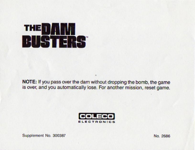dam busters the usa europe supplement by Unknown