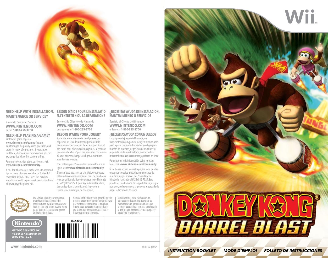 dk barrel blast north america by Unknown