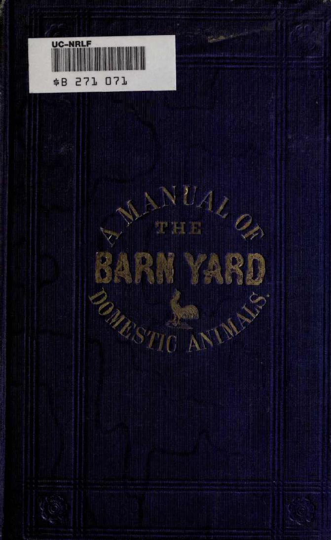 domestic animals-a pocket manual 1858 by Unknown