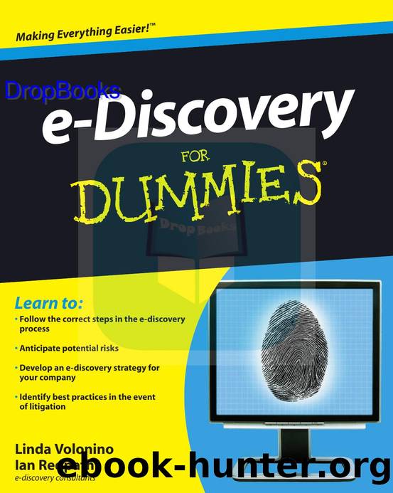 e-Discovery for Dummies ISBN by 0470510129 DropBooks APP