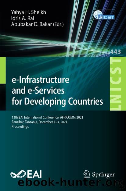 e-Infrastructure and e-Services for Developing Countries by Unknown
