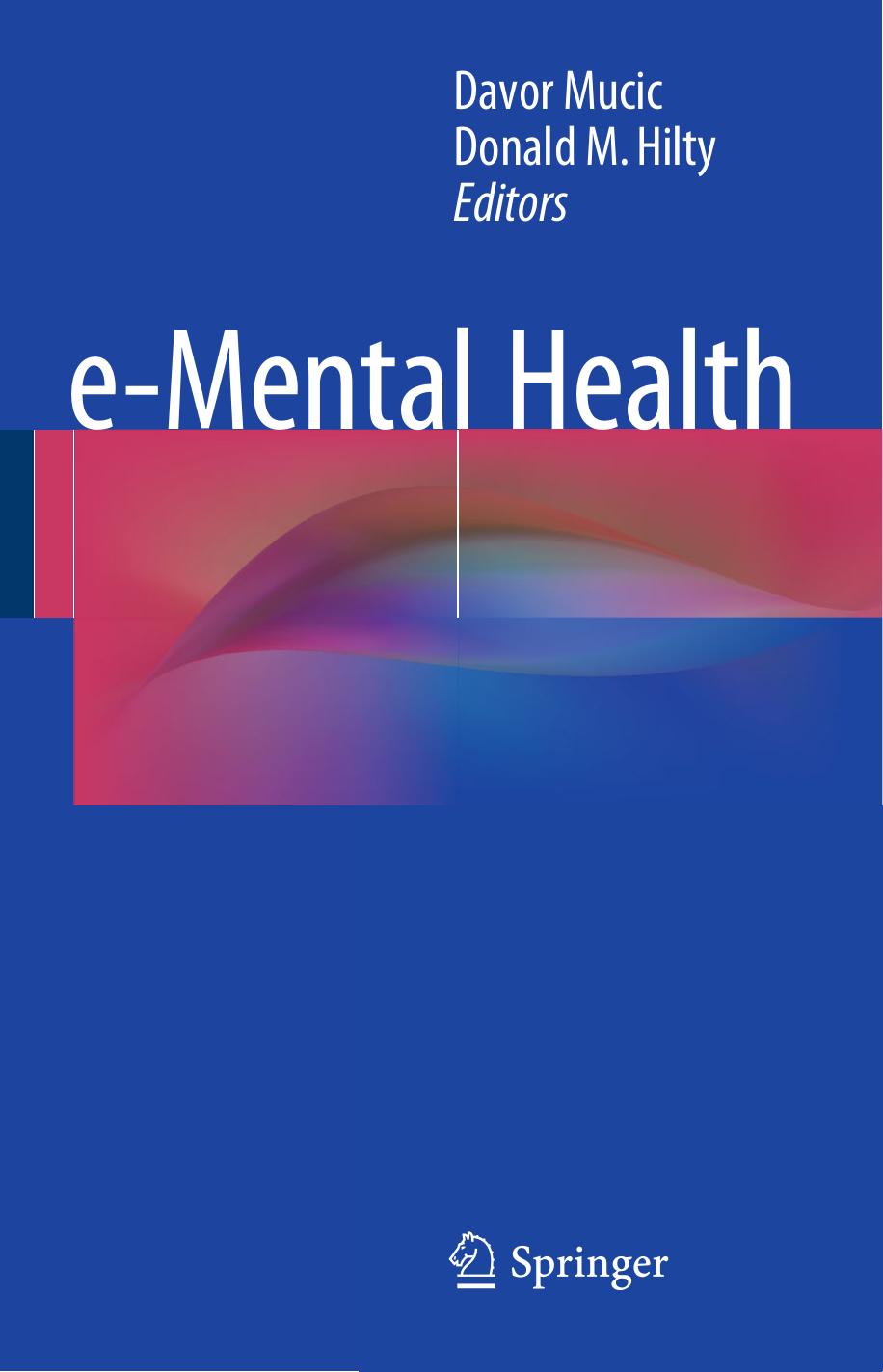 e-Mental Health by Davor Mucic Donald M. Hilty (eds.)