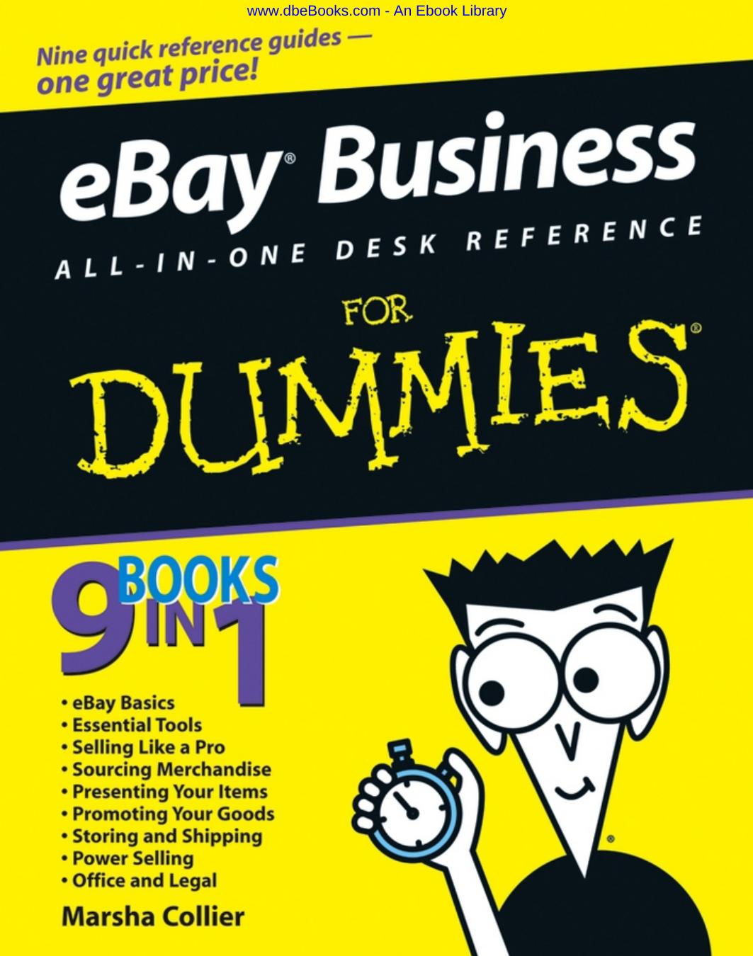 eBay Business All-in-One Desk Reference For Dummies by Marsha Collier