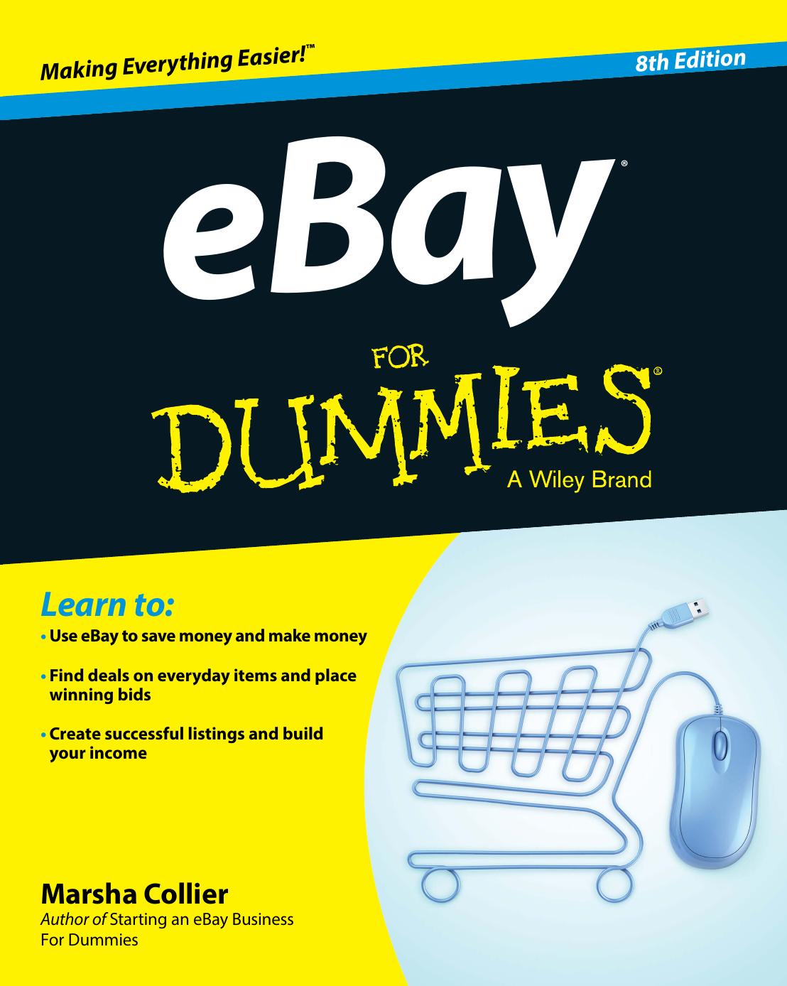 eBay For Dummies by Marsha Collier