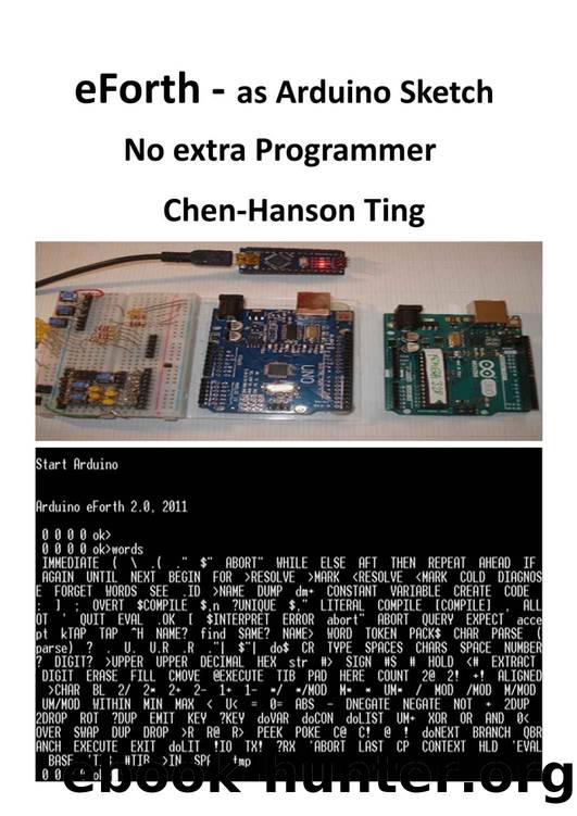 eForth as Arduino Sketch by Ting Chen-Hanson