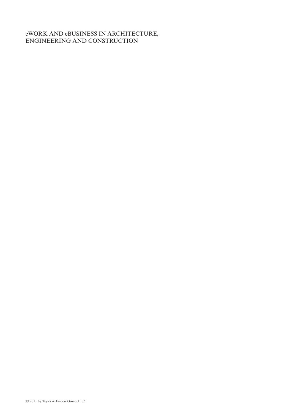 eWork and eBusiness in Architecture, Engineering and Construction: Proceedings of the European Conference on Product and Proces by Karsten Menzel Raimar Scherer