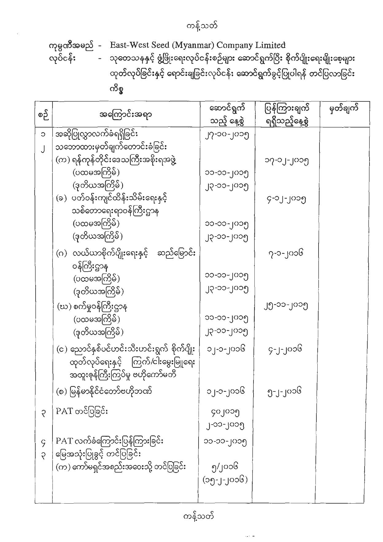 east west seed (pdf memo) by Unknown