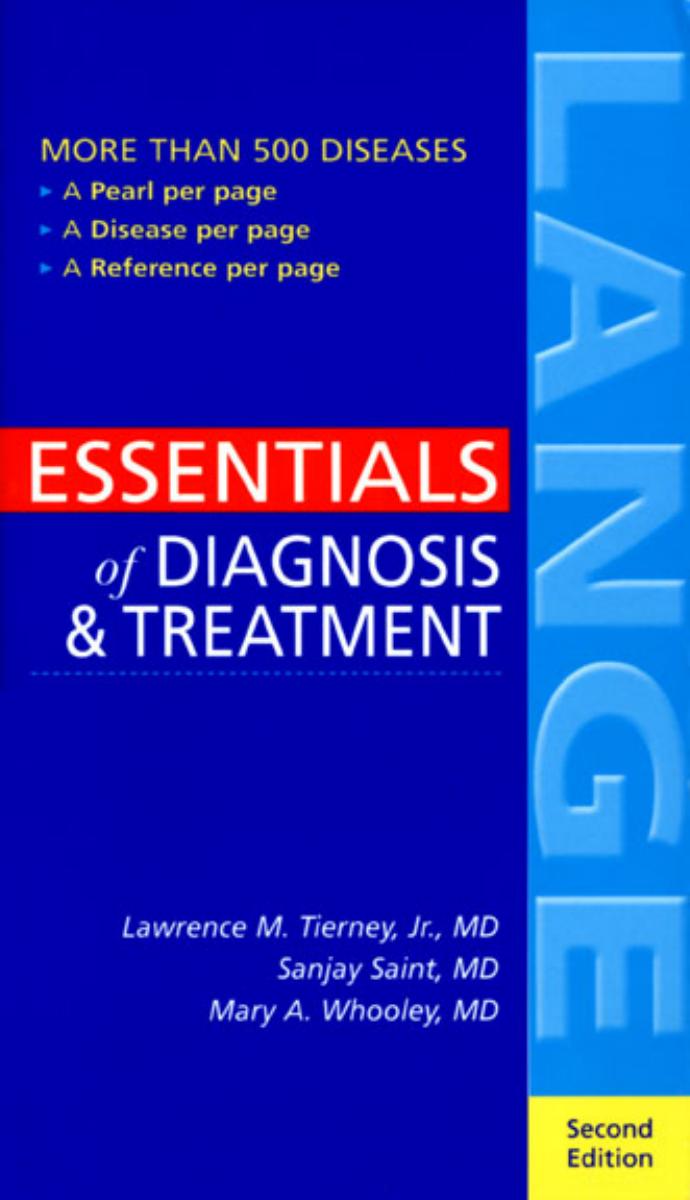 essentials of diagnosis treatment by Unknown