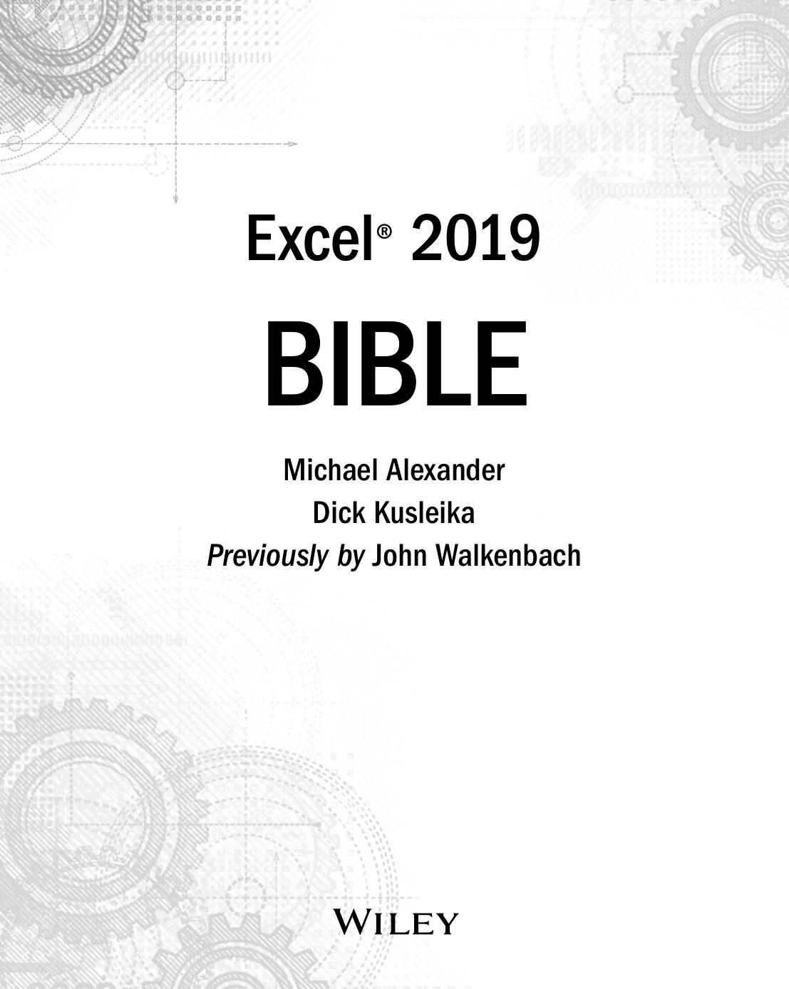 excel-2019-bible by Unknown